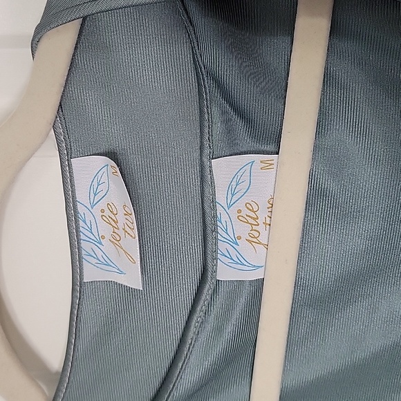 ✨️LAST CHANCE✨️ Vintage Hand Dyed Jolie Two Sleep Set Size Medium in Ivy Green - Picture 2 of 14